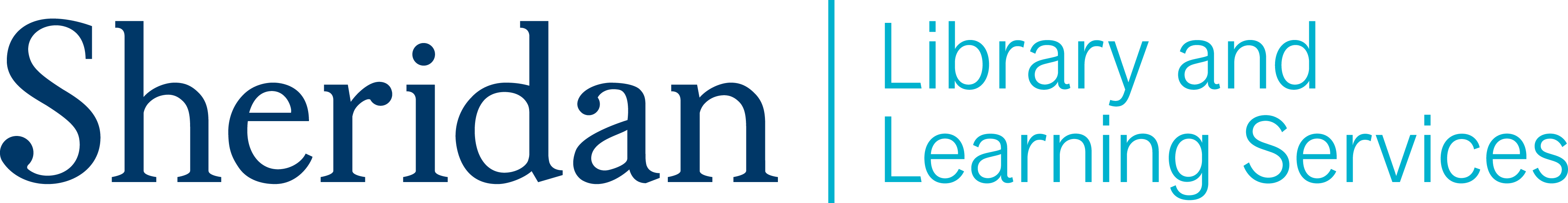 Sheridan Libary and 学习服务 logo