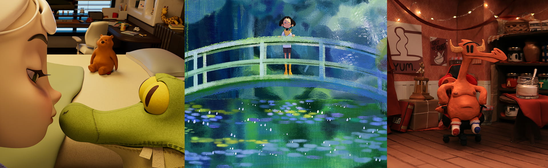 Student artwork from the Faculty of Animation, Arts & Design