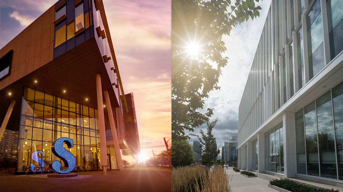 Buildings at Sheridan's Hazel McCallion Campus