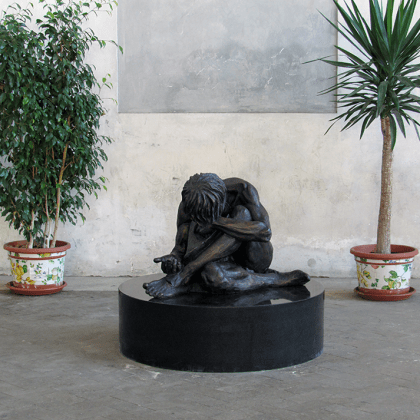 When I was Naked sculpture by Timothy P. Schmalz