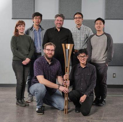 The team who designed and worked on the Sheridan Mace