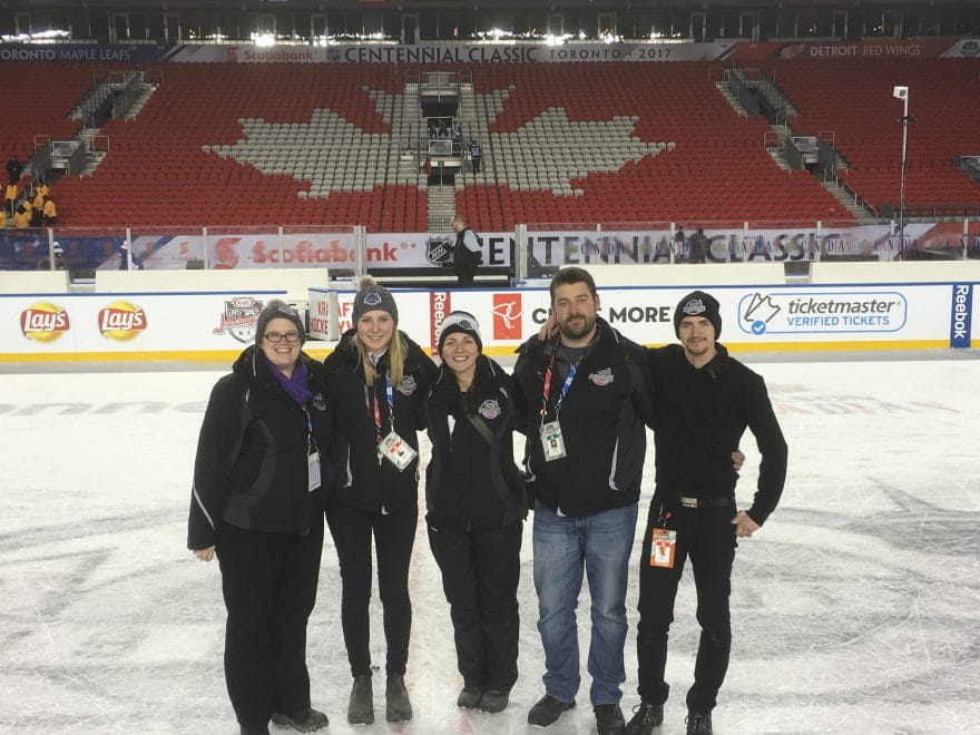Sarah Zeilstra with Sheridan grads