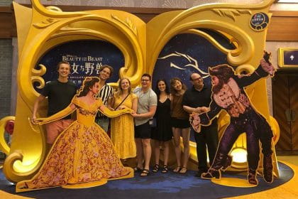 Sheridan interns and Michael Rubinoff in China.