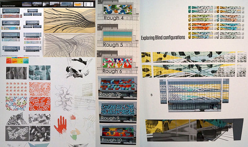 davis mural exhibit collage