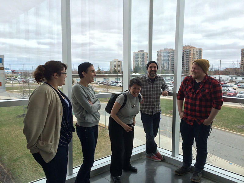 Team who created Woven Stories at Davis Campus