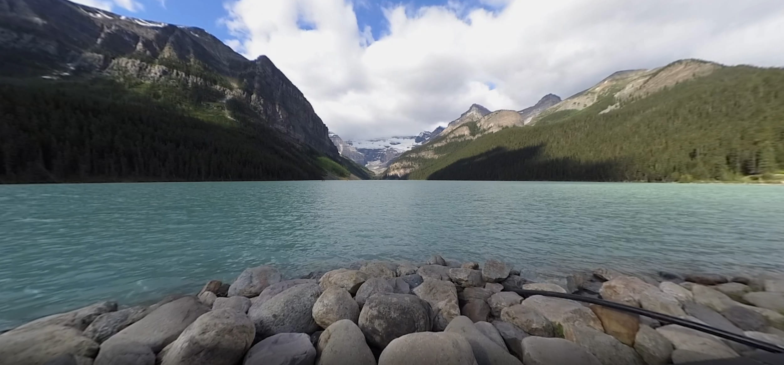 Lake Louise in virtual reality