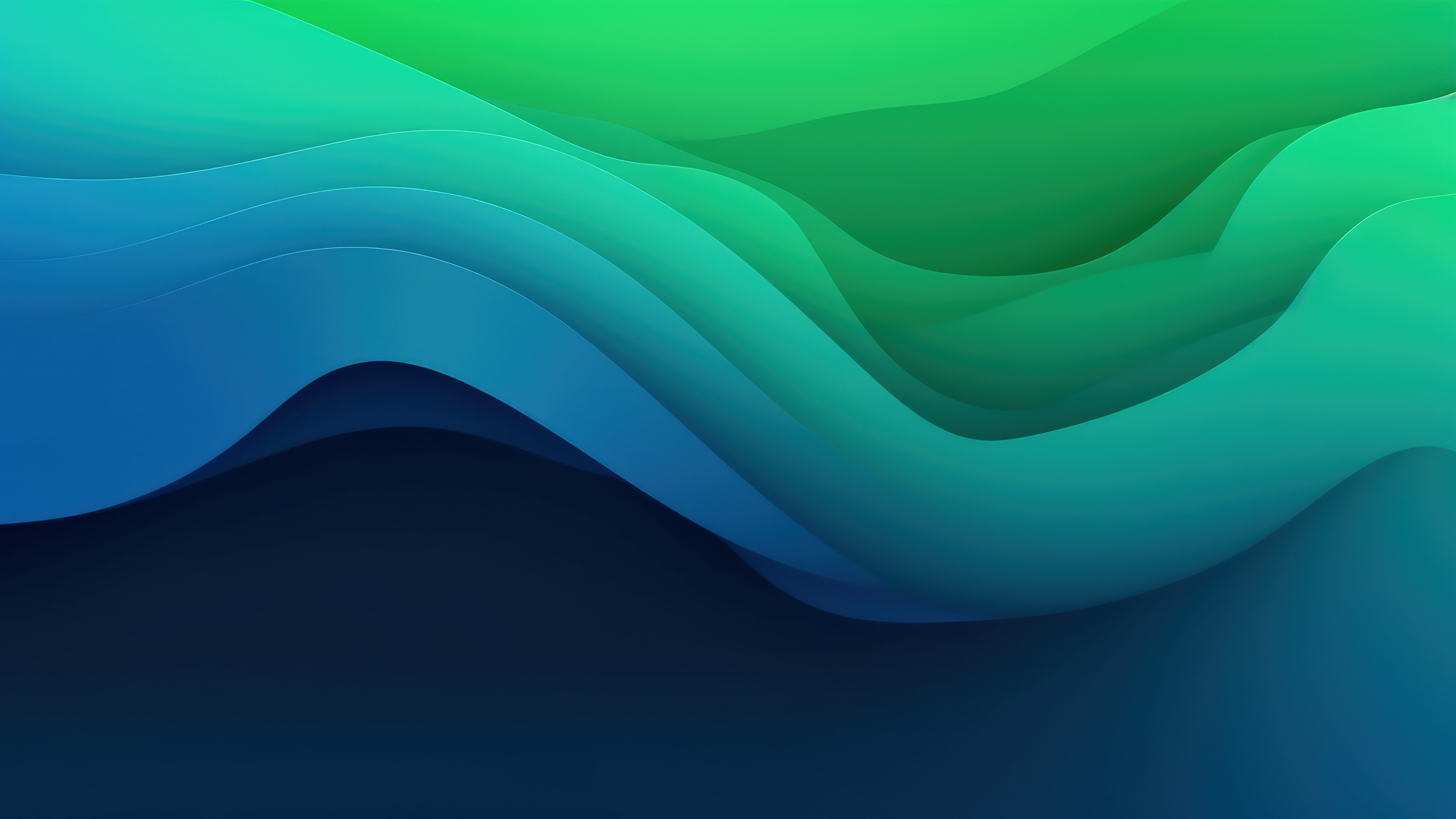 Abstract blue and green swirl background.