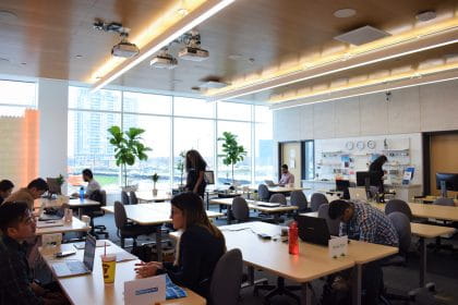 Inside EDGE at the Hazel McCallion Campus in Mississauga.