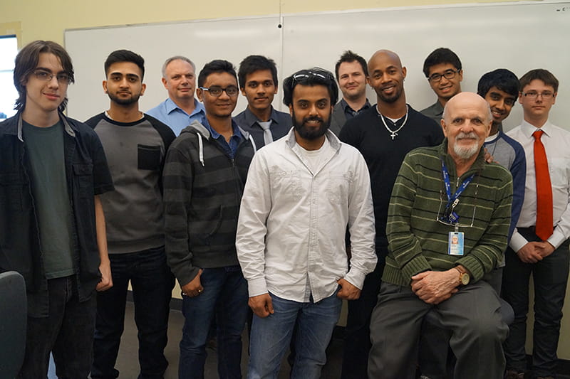 Members of Sheridan's Engineering Club