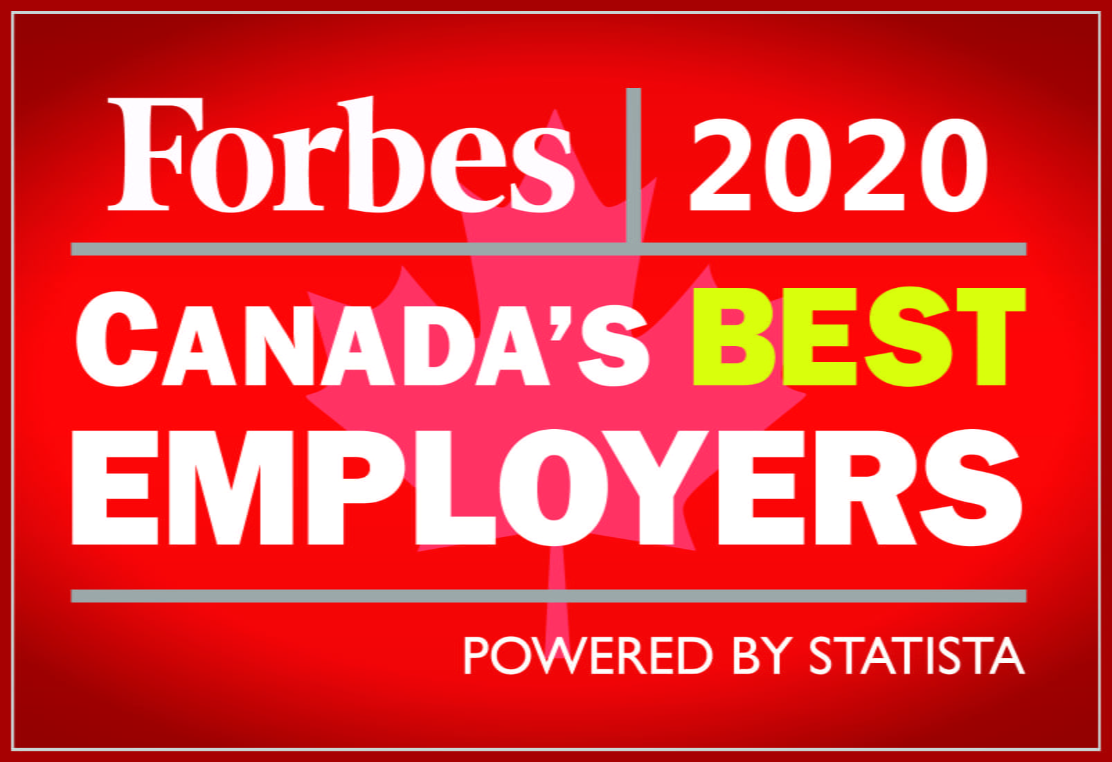 Forbes Canada's Best Employers logo