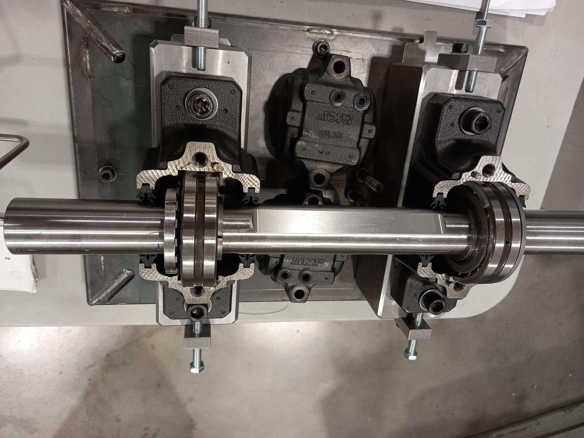 Equipment created during the fabrication and welding module of the WorldSkills Competition 2022 Special Edition Industrial Mechanics event that will be left in Sheridan's labs for future students to work with.