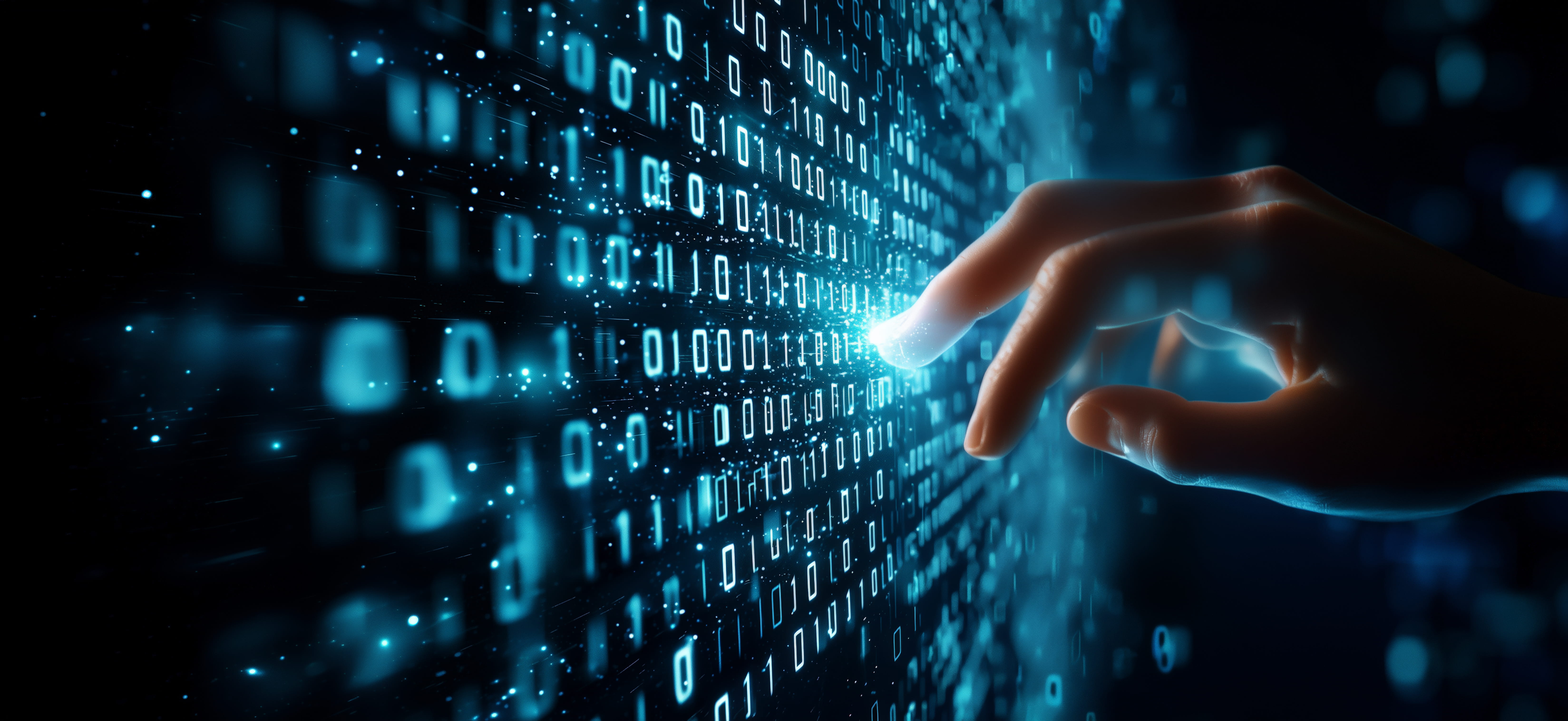 A graphic representing computer science