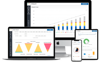 Data displayed on a desktop, laptop, tablet, and mobile device